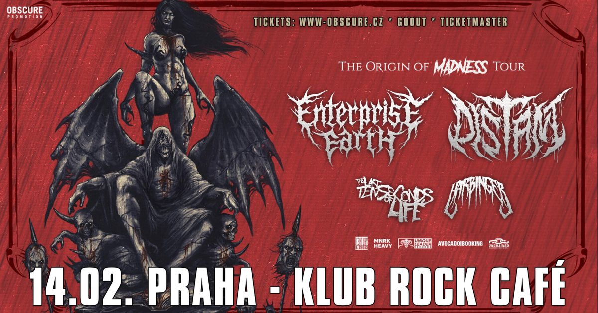 ENTERPRISE EARTH, DISTANT, THE LAST TEN SECONDS OF LIFE, HARBINGER - Praha