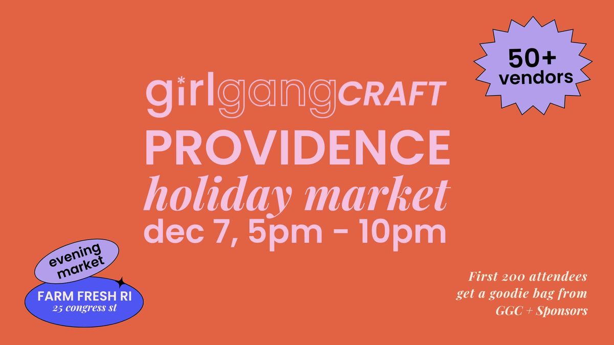 Girl Gang Craft Fair Holiday Market Providence, RI