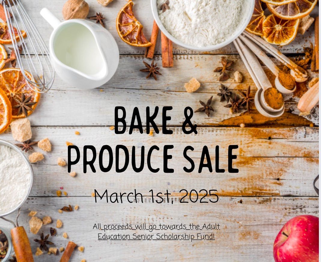 Bake & Produce Sale