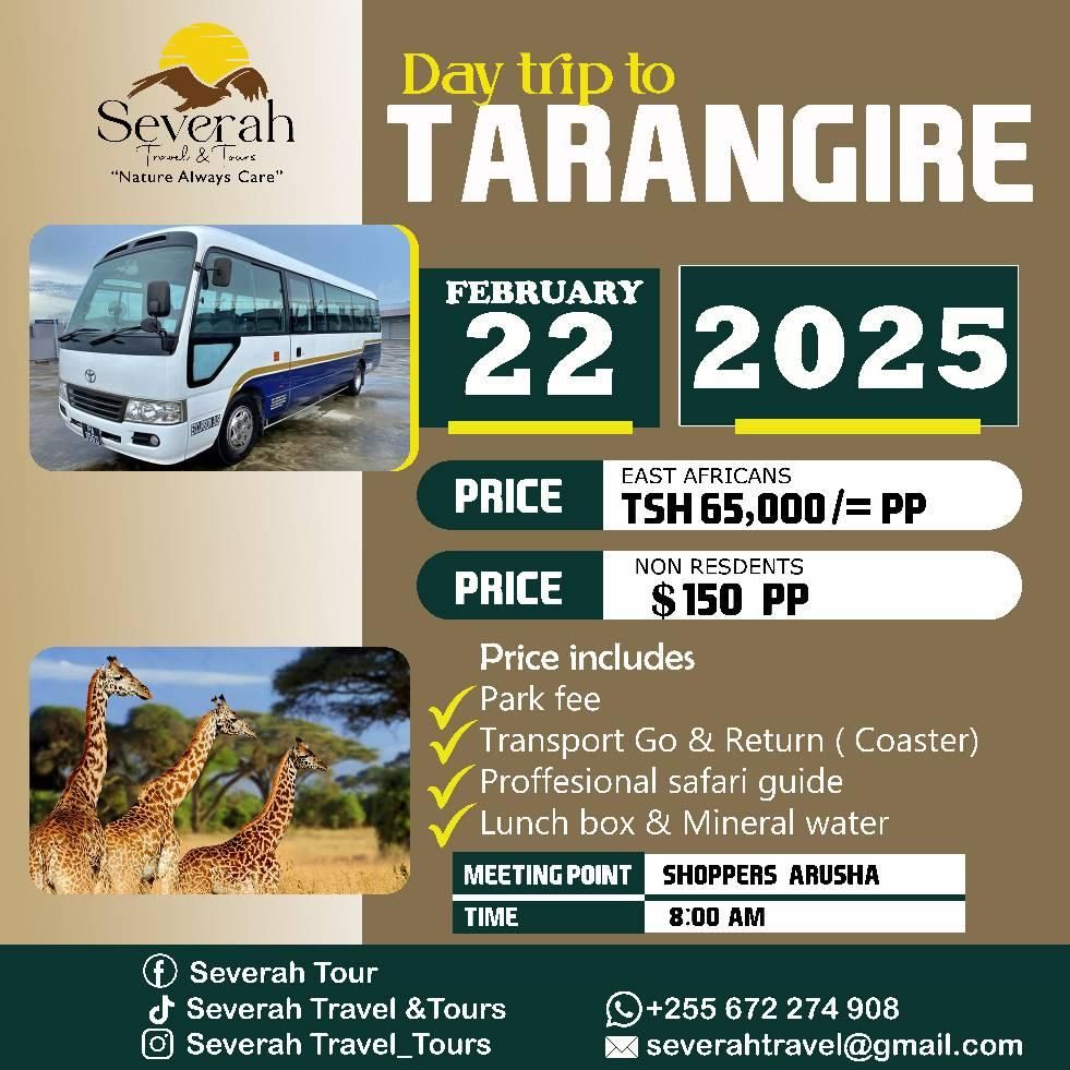 Day trip to Tarangire National Park