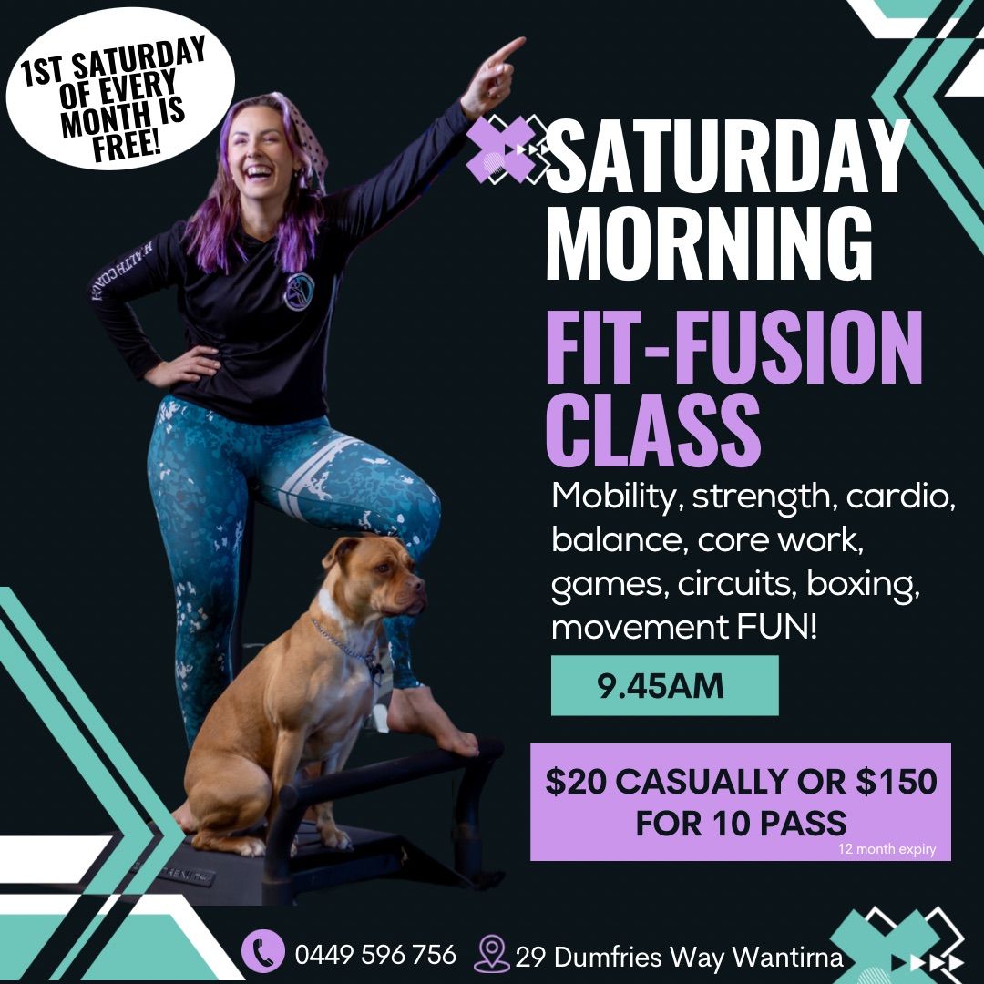 Saturday morning FIT FUSION class