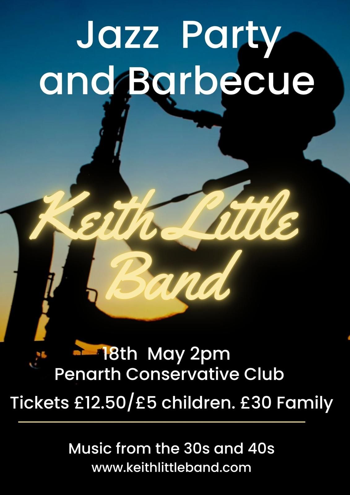 Jazz Party and Barbecue with Keith Little Band