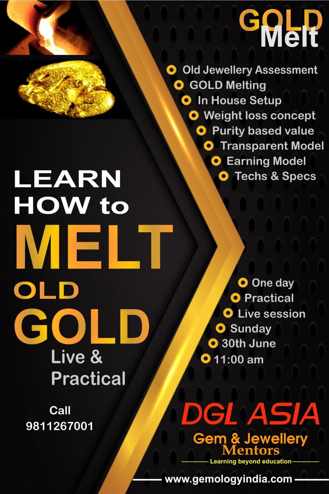 Gold Melting Workshop 