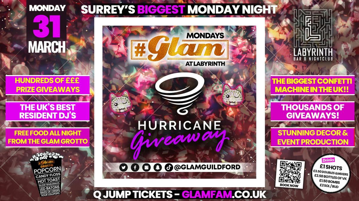 Glam - \ud83c\udf89\ufeff\ud83c\udf0eTHE BIGGEST CONFETTI MACHINE IN THE UK!! \ud83c\udf8a | Monday at Labs \ud83d\ude3b