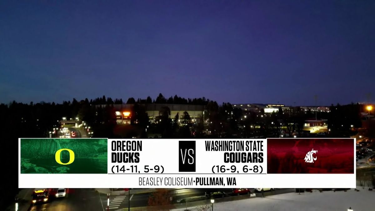 Oregon Ducks Women's Basketball vs. Washington State Cougars