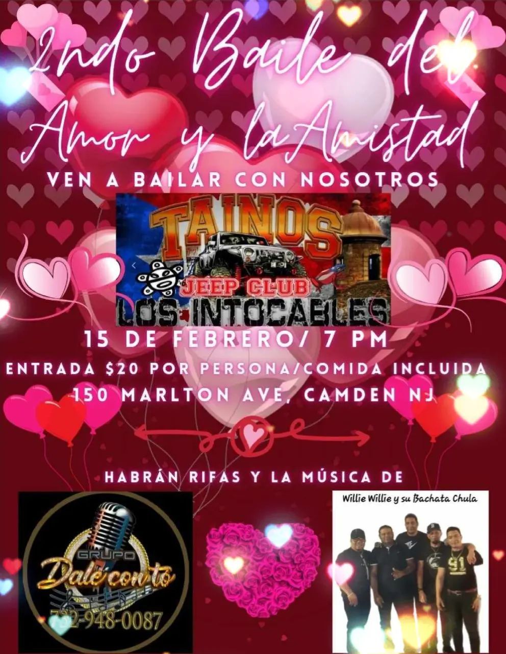 2do Baile de Amor y Amistad de Taino's Jeep Club Los Intocables 