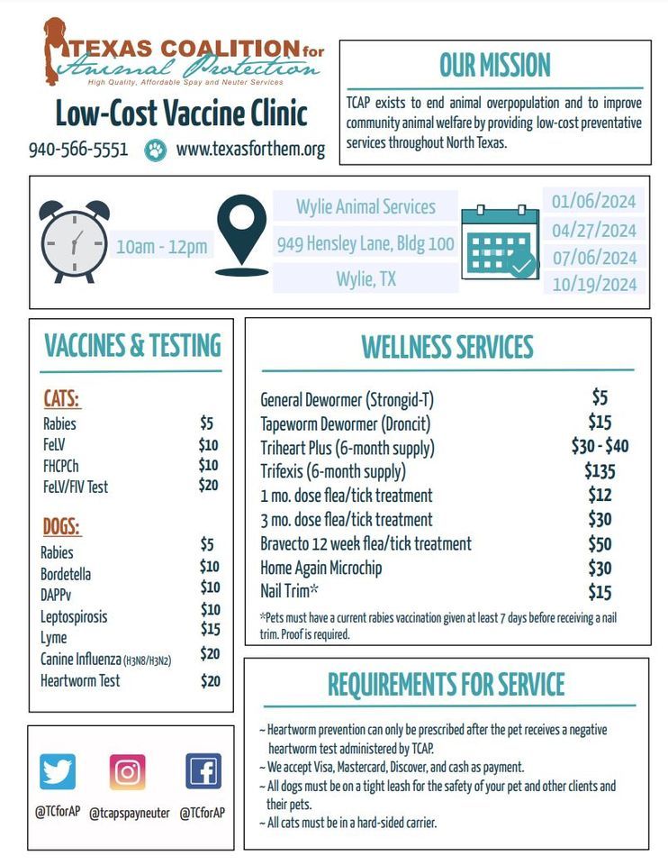Low-Cost Vaccine Clinic 