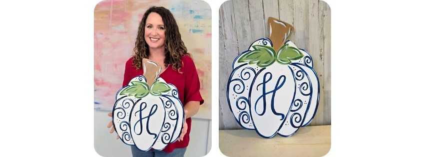 Pumpkin Door hanger- Saturday, October 5th, 5:30pm, $37