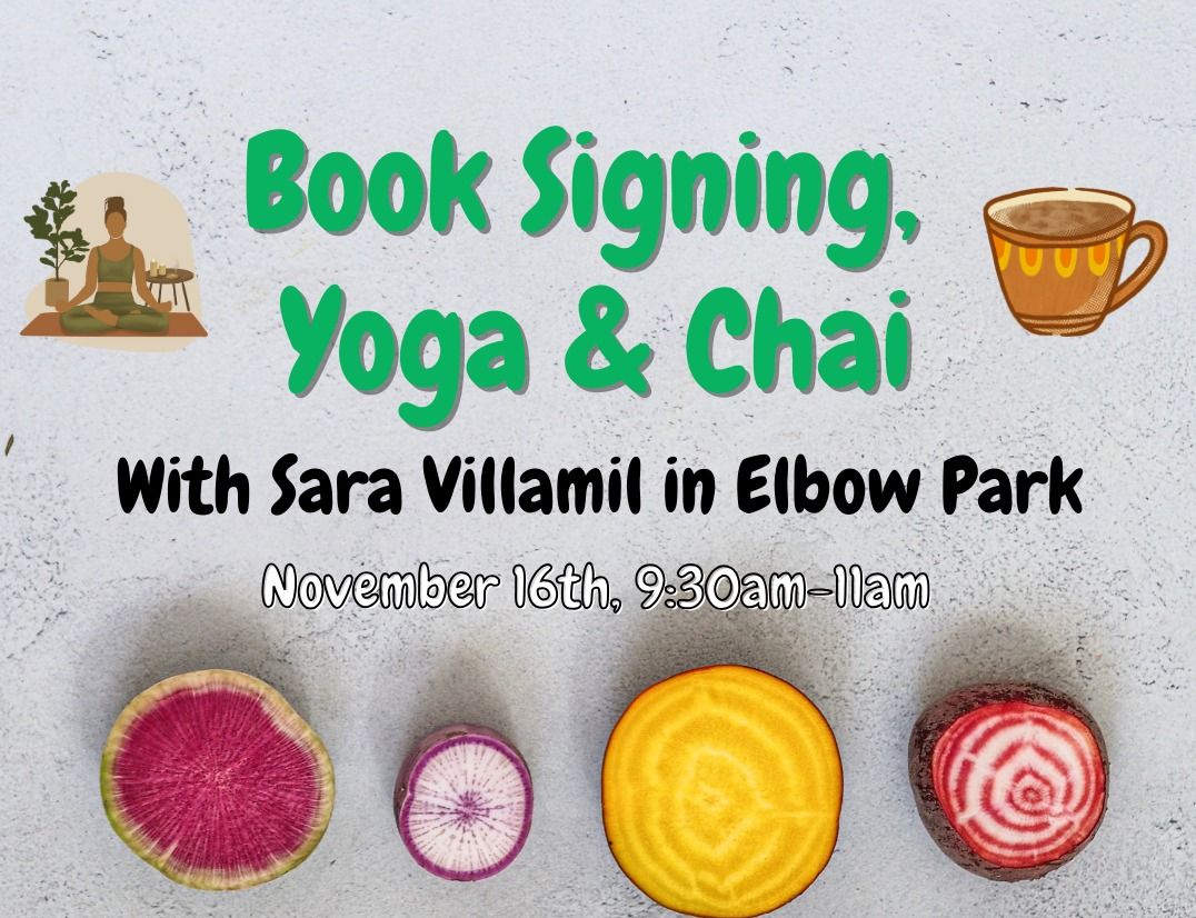 Book Signing, Yoga & Chai