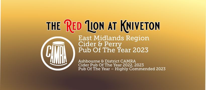 3rd Annual Cider and Perry Festival at The Red Lion, Kniveton, Derbyshire