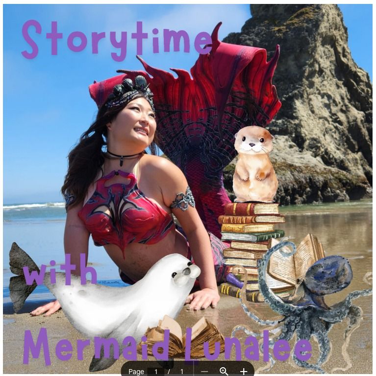 Mermaid Lunalee Storytime