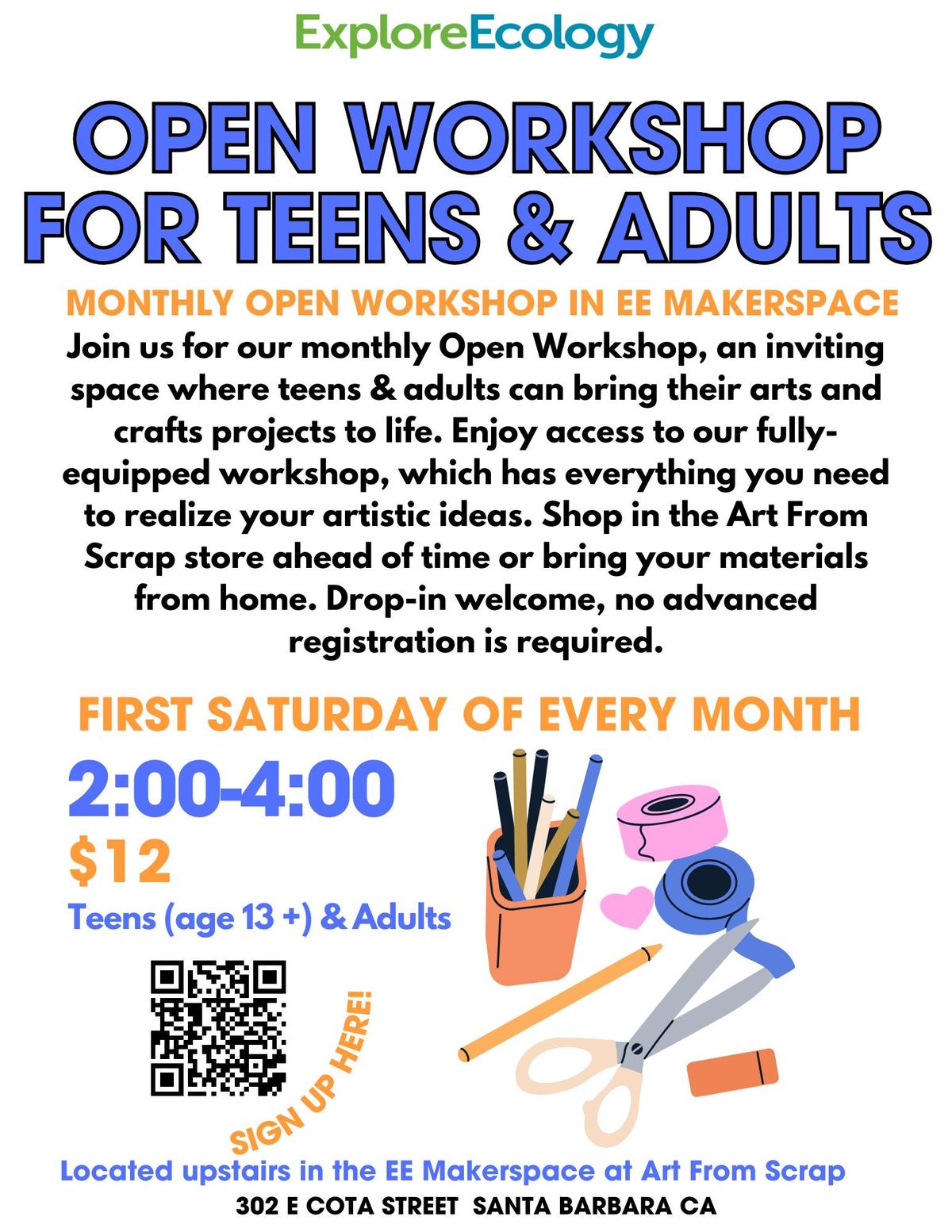 Open Workshop at EE Makerspace