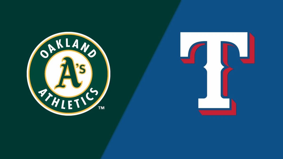 Athletics at Texas Rangers