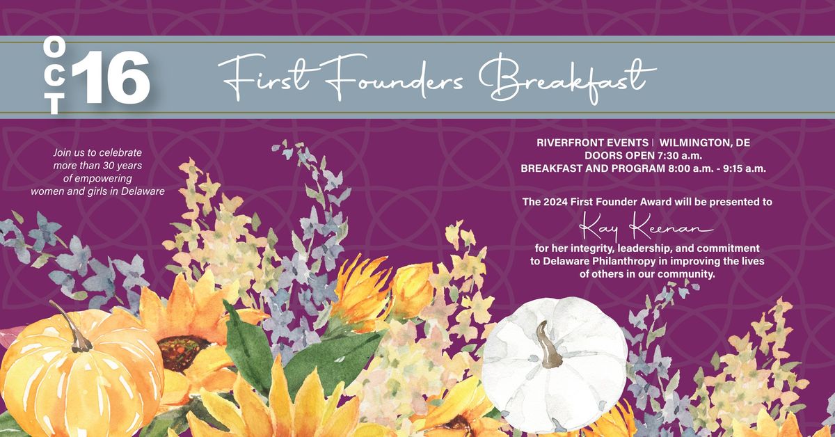 First Founders Breakfast