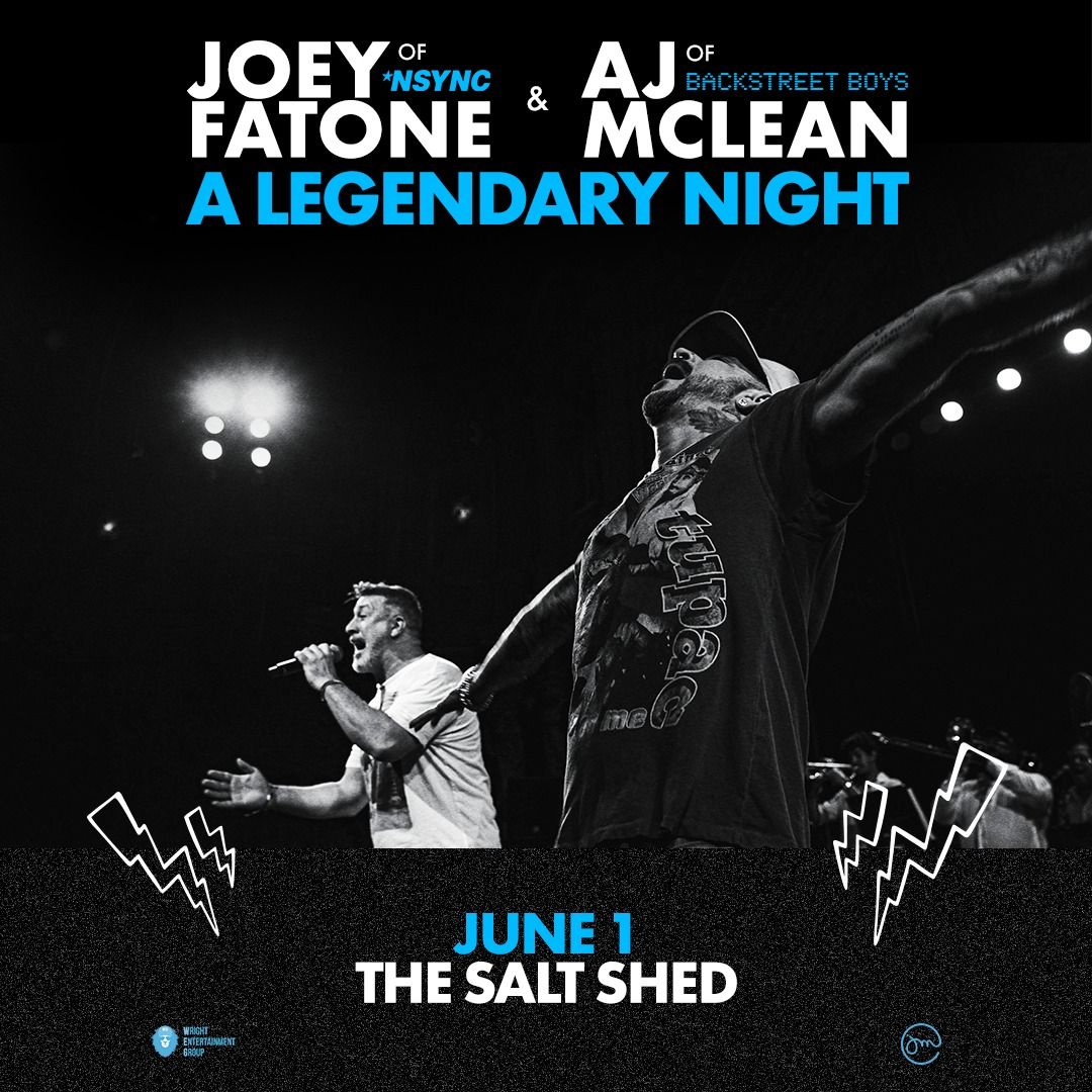 Joey Fatone & AJ McLean at the Salt Shed