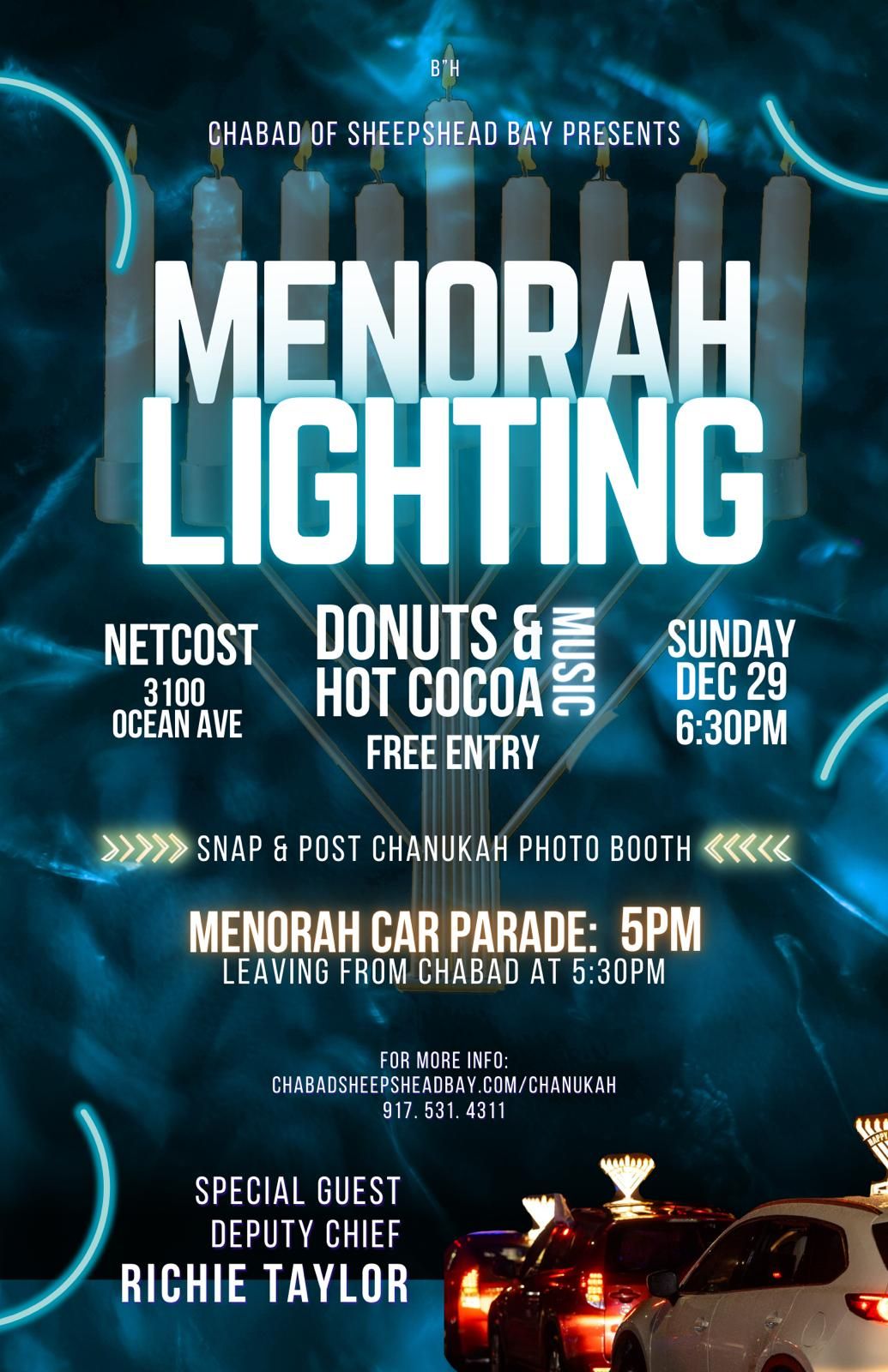 Chanukah Menorah Parade & Lighting