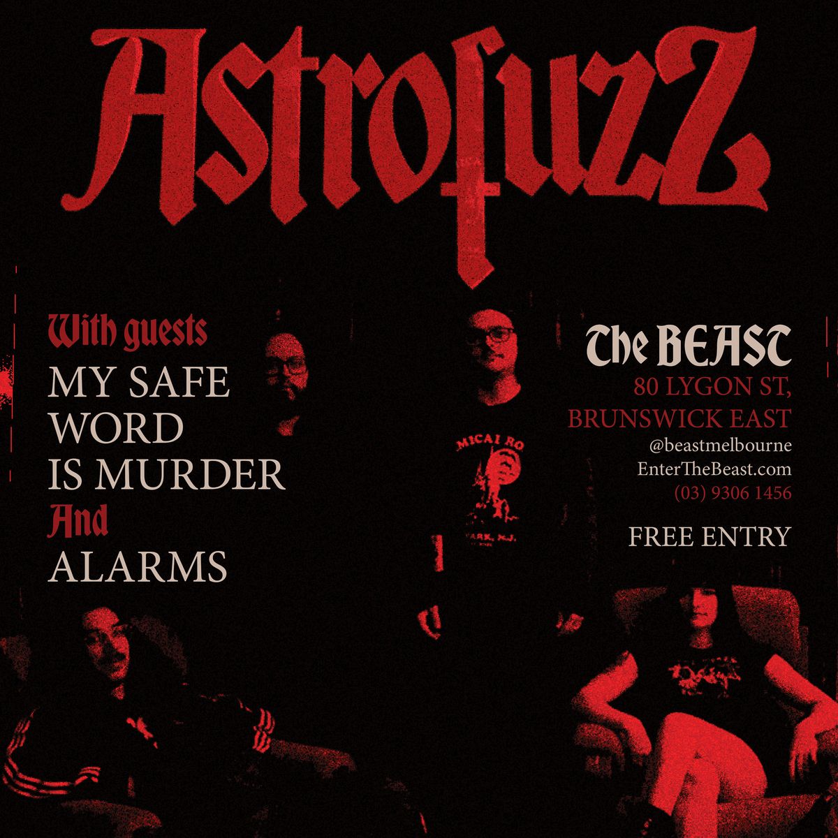 AstroFuzz w\/MSWIM & Alarms at Beast