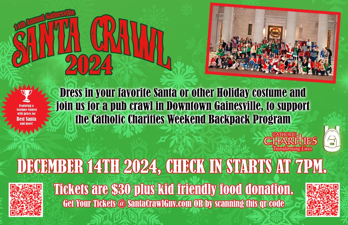 14th Annual Gainesville's Santa Crawl