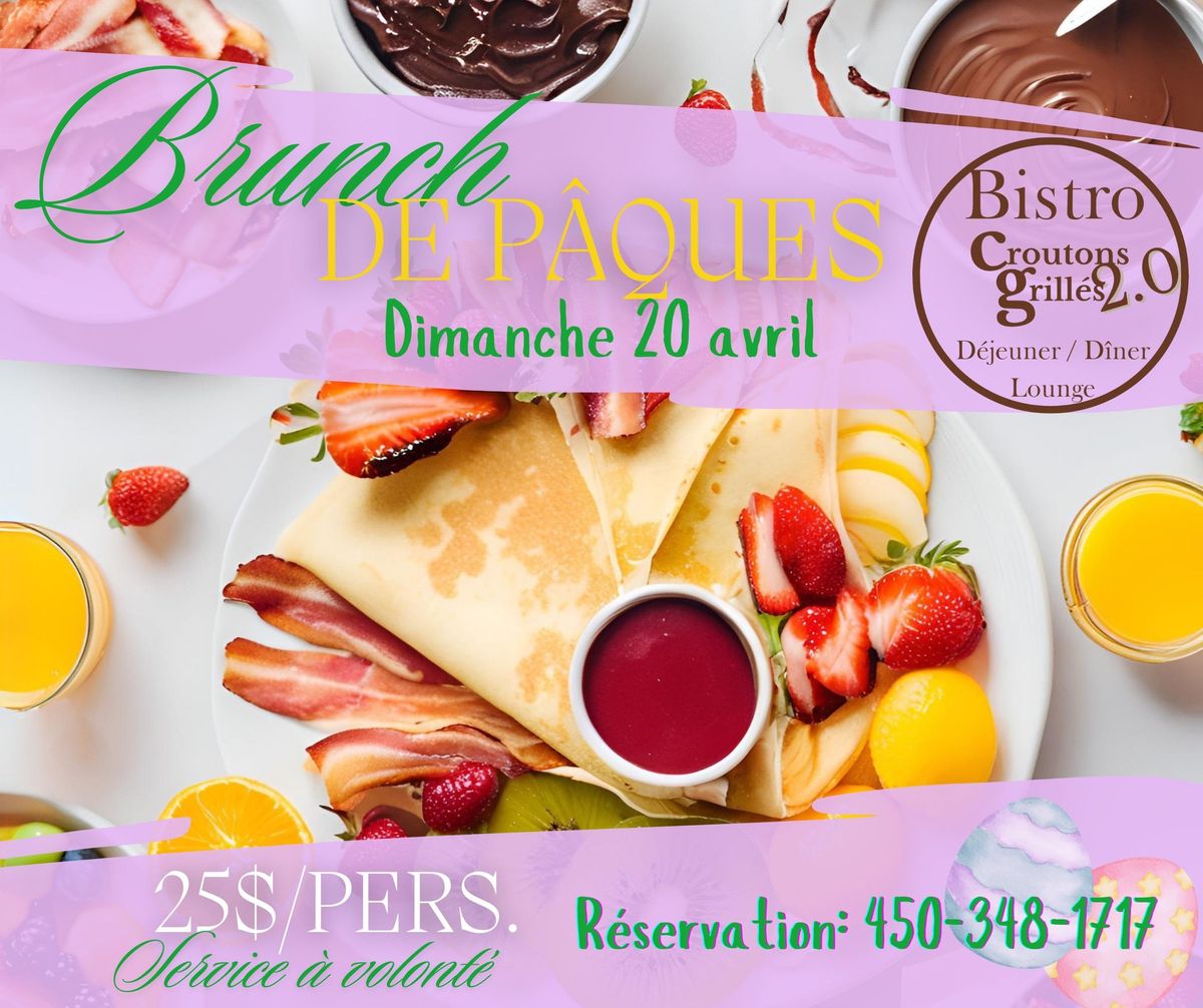 Brunch de P\u00e2ques au 2.0