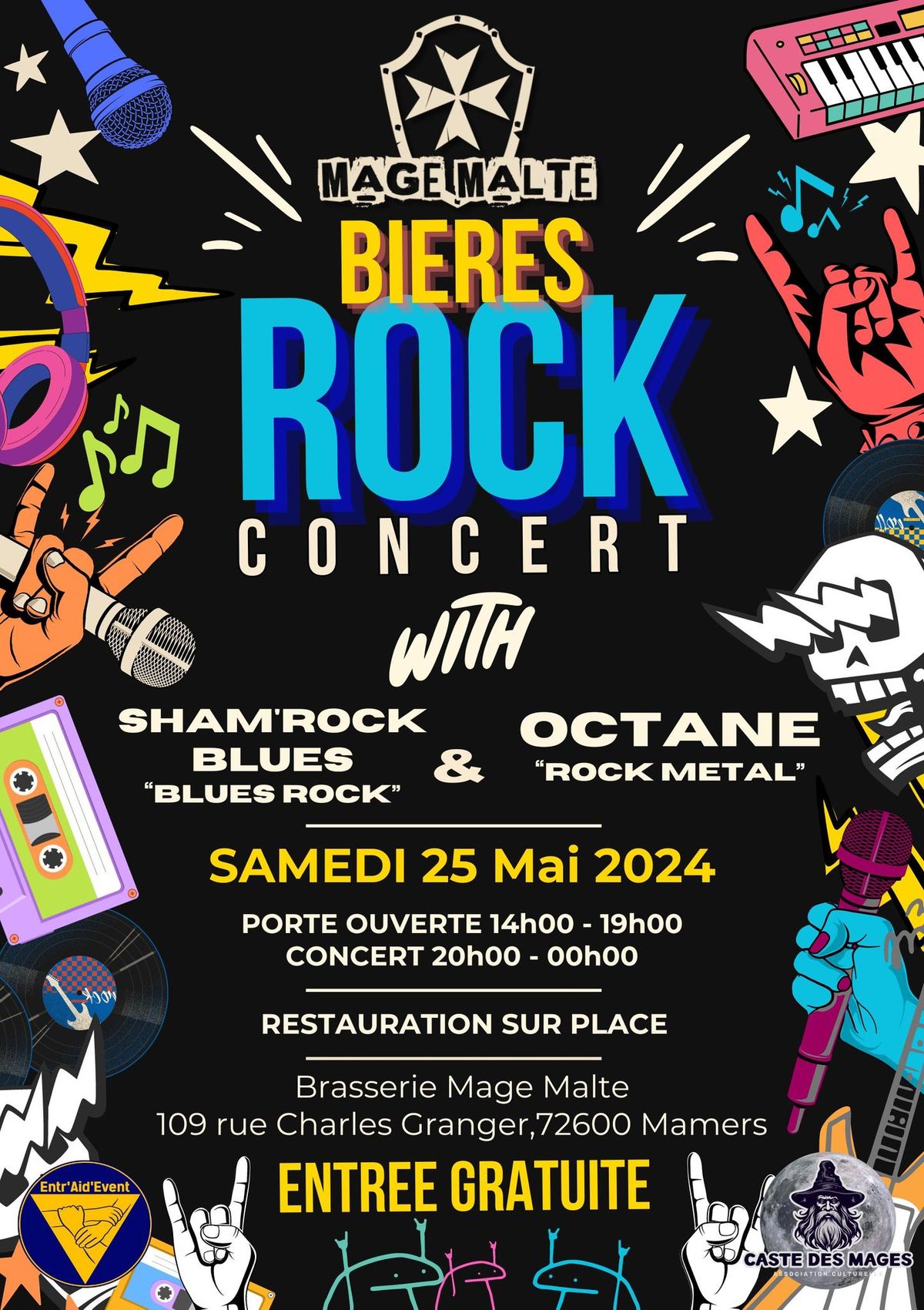 Concert Rock Brasserie Mage Malte