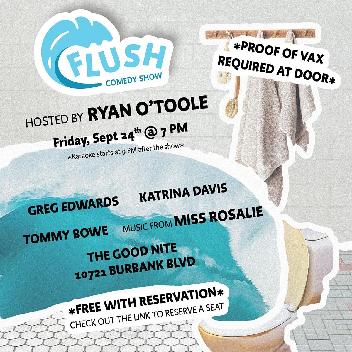 FLUSH: A New Comedy Show!