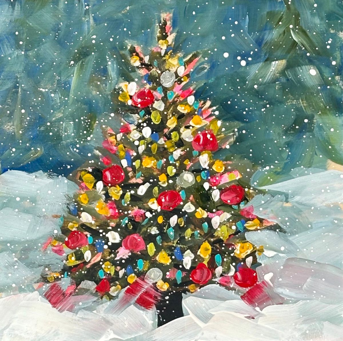 Lana\u2019s Annual Christmas Art Show \u2764\ufe0f\ud83c\udf84