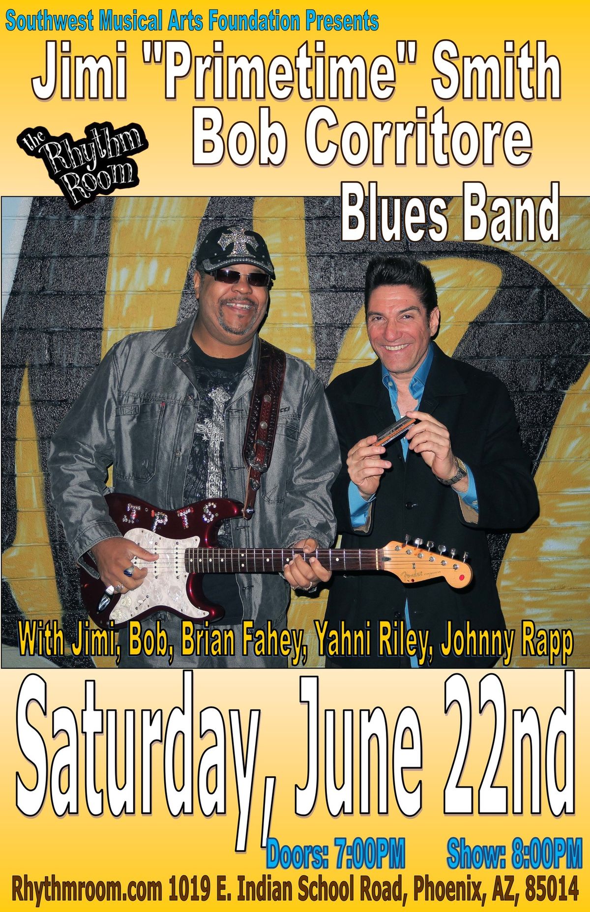 Jimi Primetime Smith \/\/ Bob Corritore Blues Band