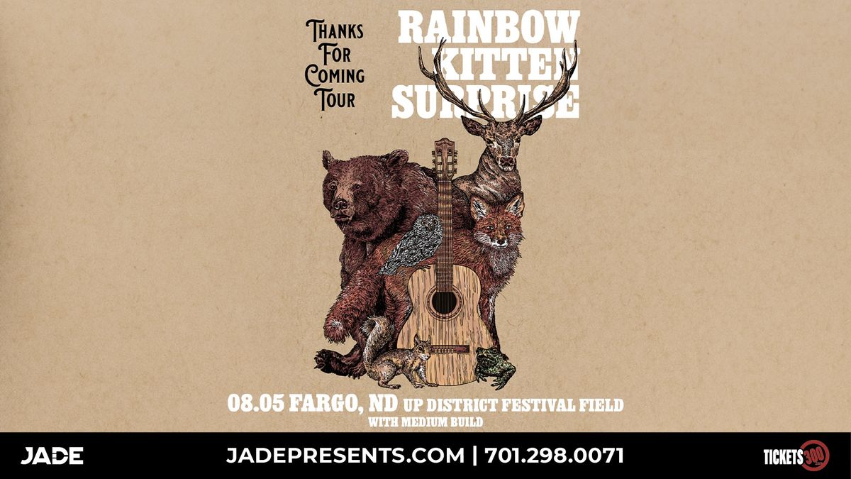 Rainbow Kitten Surprise: Thanks for Coming Tour with Medium Build | Fargo, ND