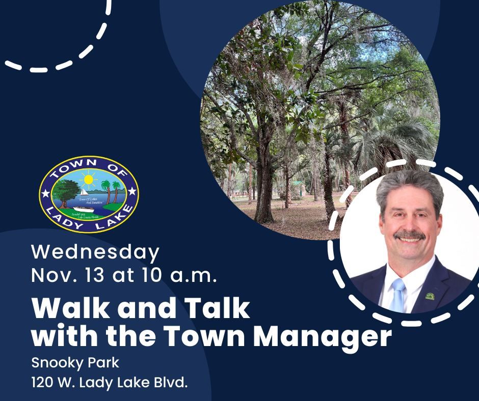 Walk and Talk with the Town Manager