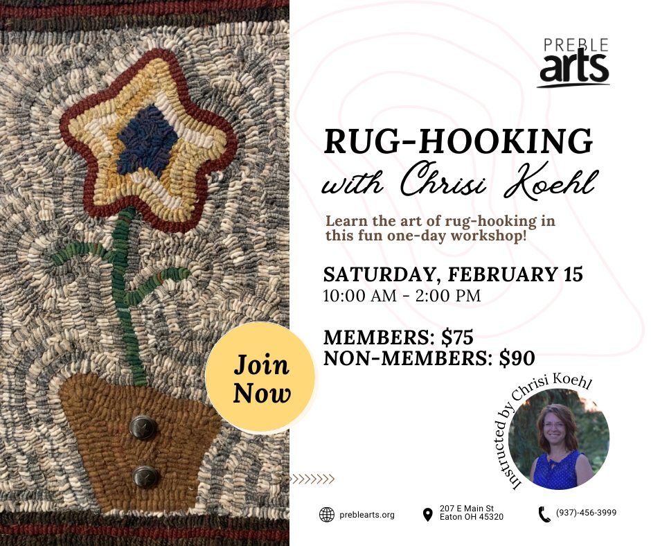 Spring Rug Hooking Workshop