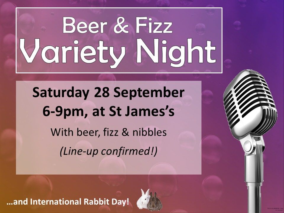 Beer & Fizz Variety Night at St. James