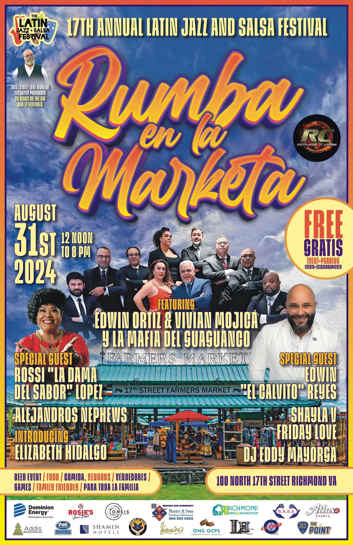 17th Annual Latin Jazz & Salsa Show Festival Rumba En La Marketa 