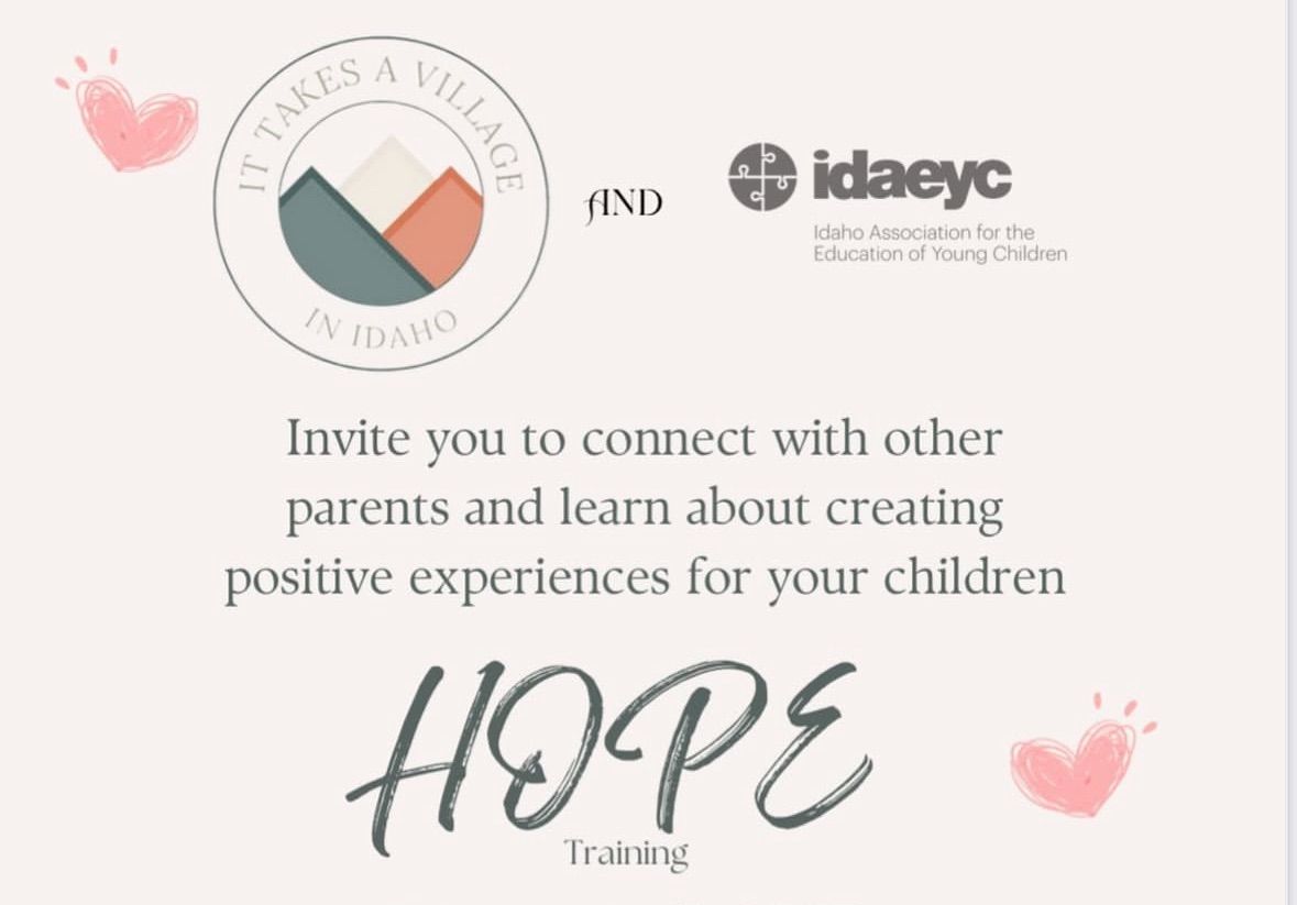 Free HOPE Training for Parents, Teachers, and Childcare Providers