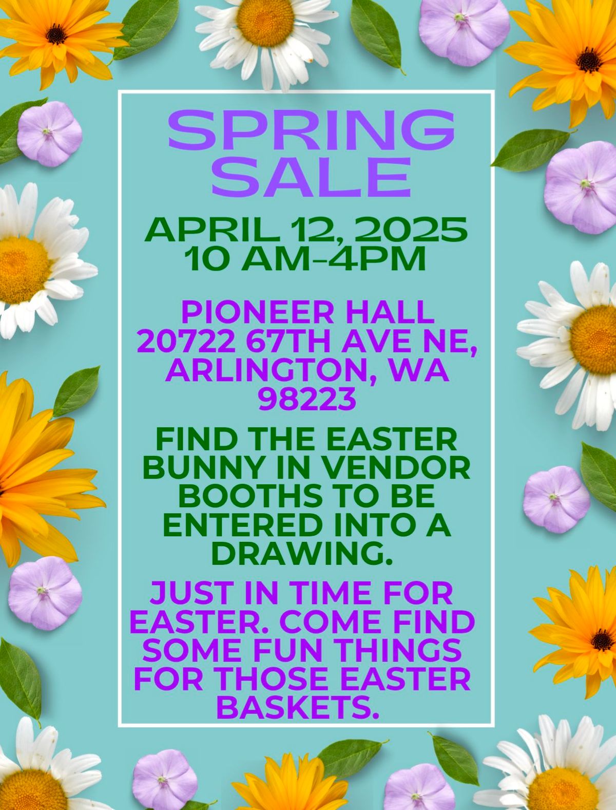 Spring Vendor Sale