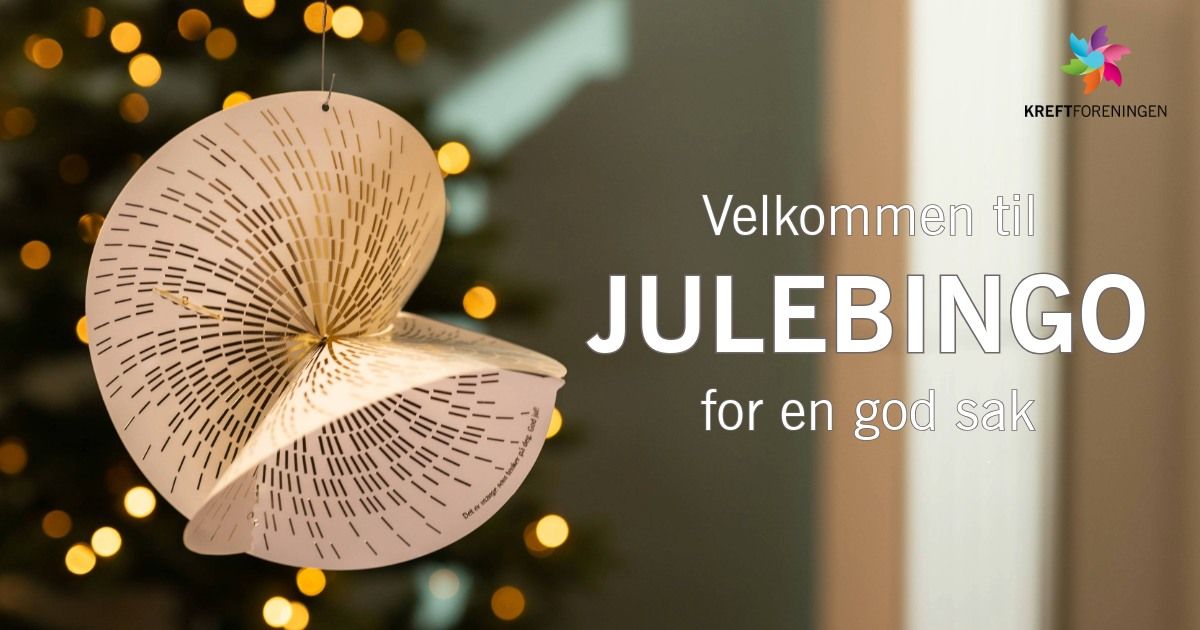 Bli med p\u00e5 julebingo for en god sak