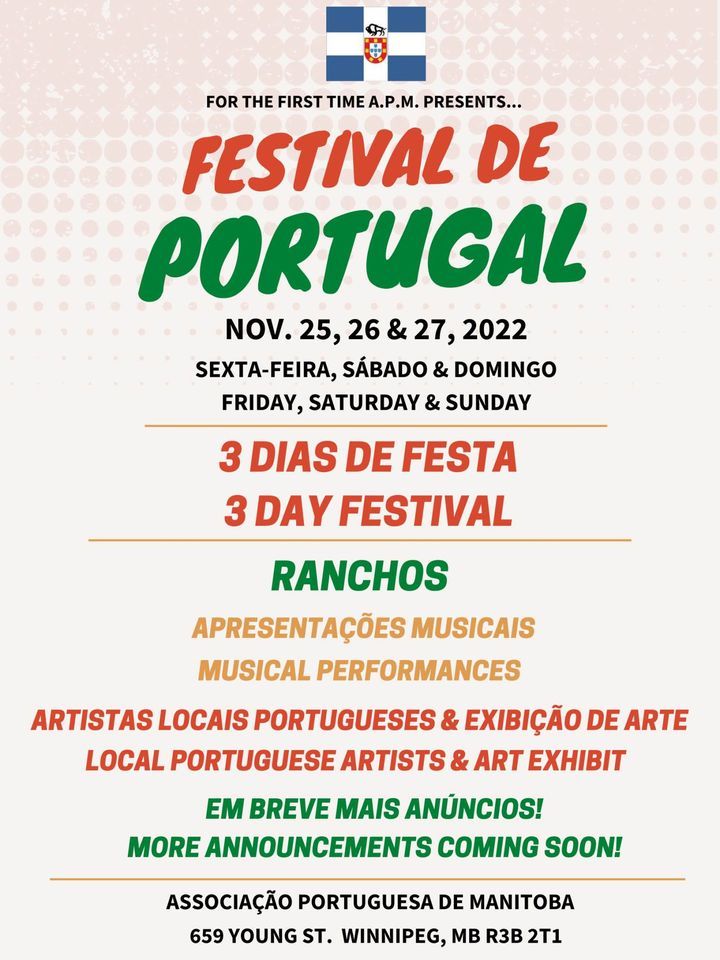 Festival de Portugal 2022, Associação Portuguesa de Manitoba