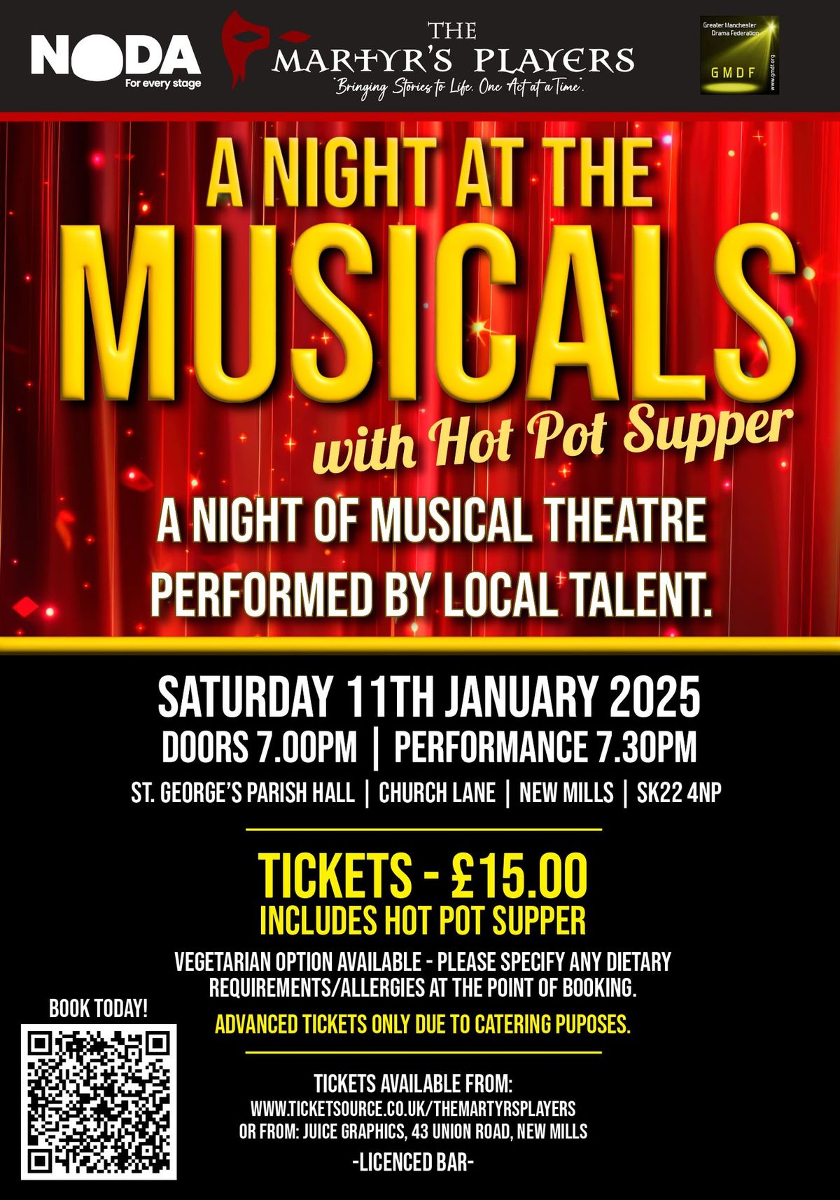 A Night At The Musical 2025 with Hot Pot Supper