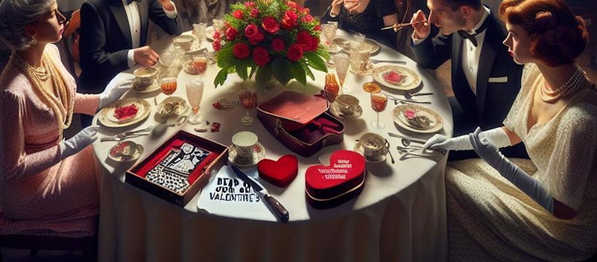 Valentine's Mystery Dinner Party!  Come and Play!