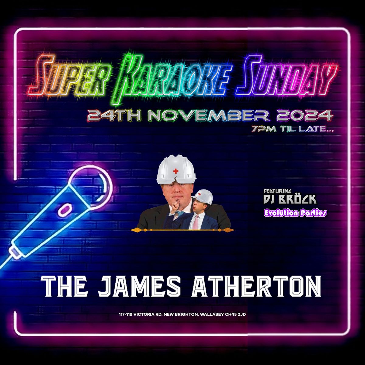 Super Karaoke Sunday - The James Atherton, New Brighton