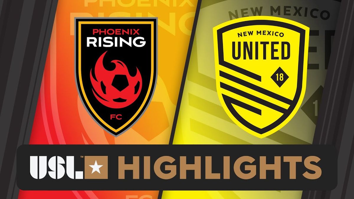 New Mexico United at Phoenix Rising FC at Phoenix Rising Stadium