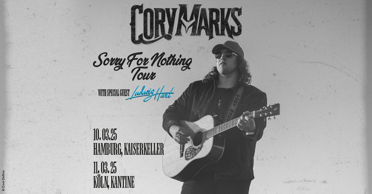 Cory Marks - Sorry For Nothing Tour | K\u00f6ln