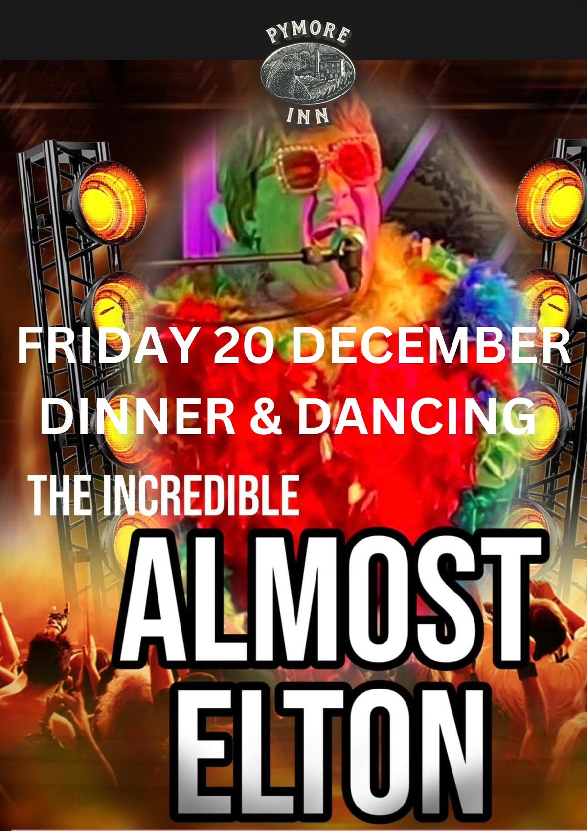 Christmas Party Dinner and Dancing with ALMOST ELTON 