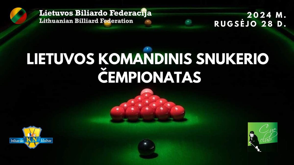 Lietuvos komandinis snukerio \u010dempionatas 2024