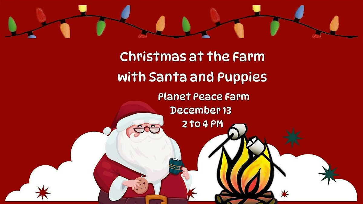 Christmas at the Farm with Santa & Puppies