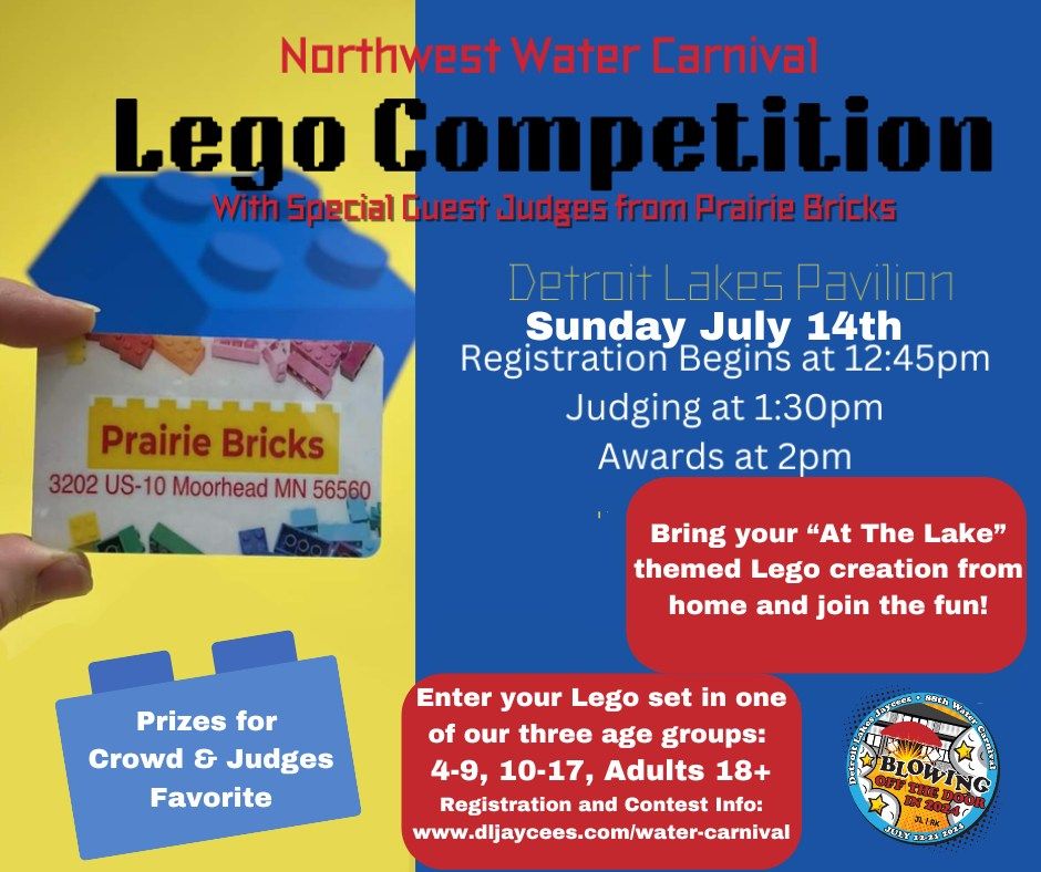 2nd Annual Lego Competition with Special Guest Judges from Prairie Bricks