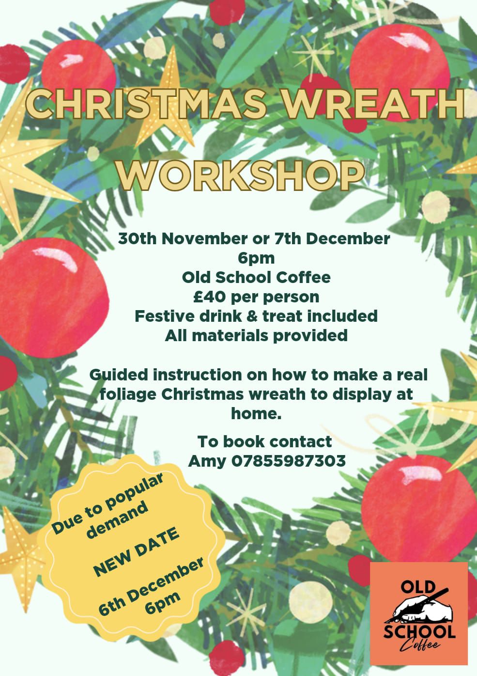 Christmas Wreath workshop *New date*