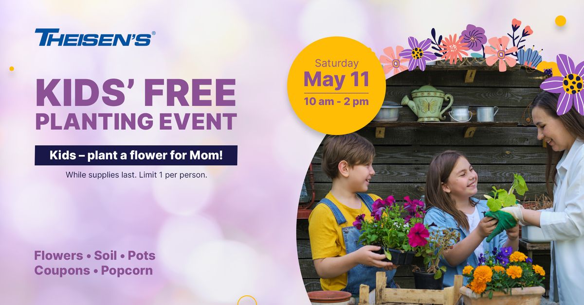Free Planting Event for Kids