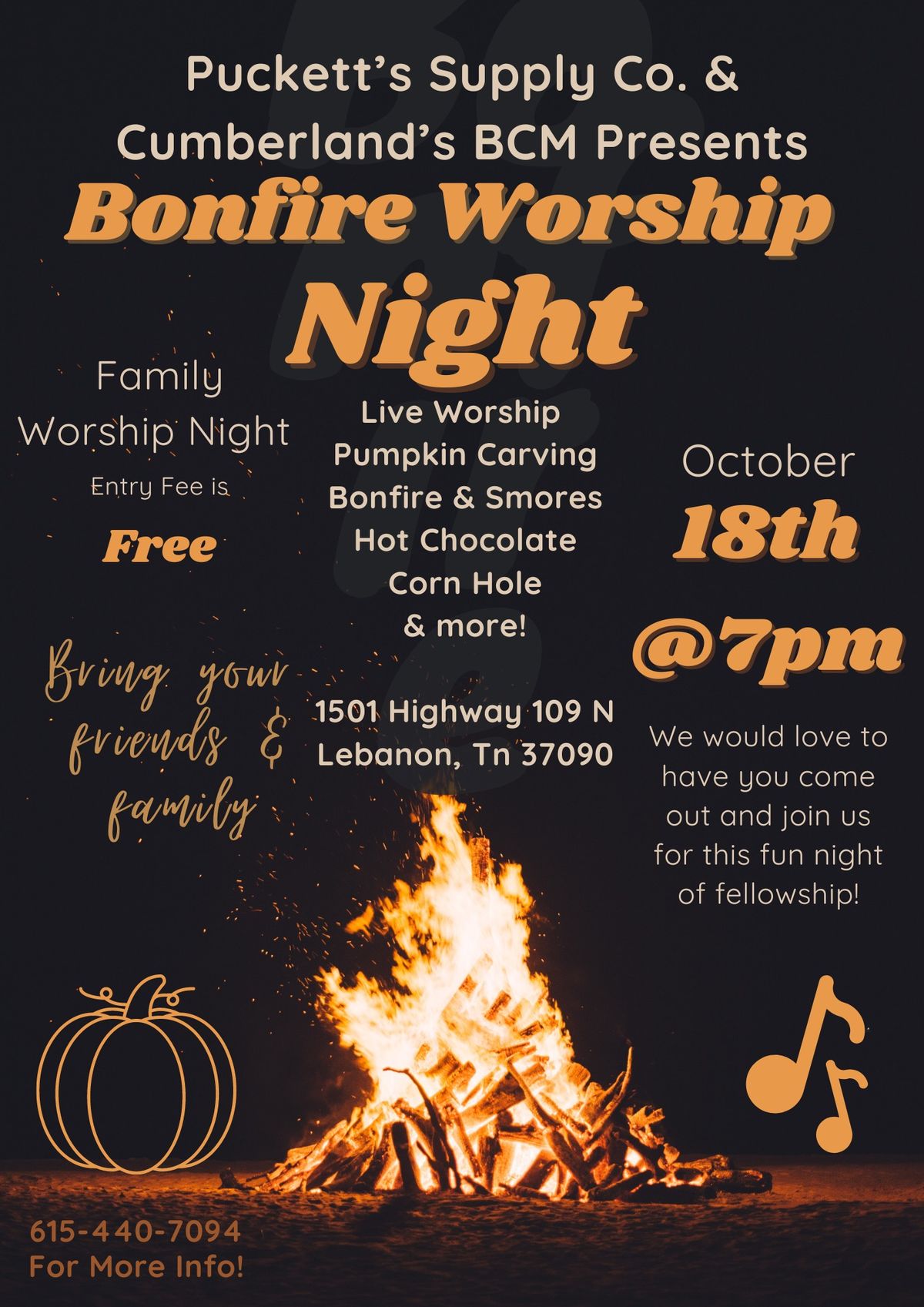 A Fall Night of Worship\ud83e\udde1