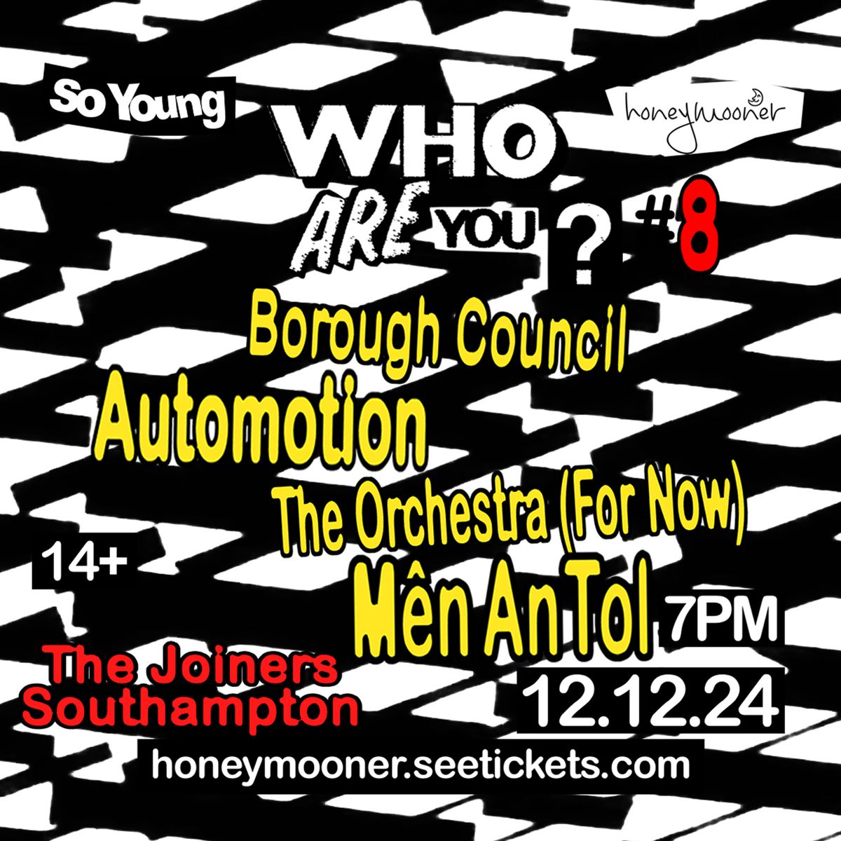 Who Are You? #8: Borough Council, Automotion, The Orchestra (For Now), M\u00ean An Tol