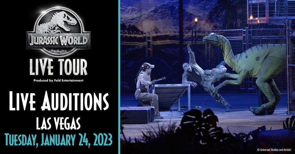 JURASSIC WORLD LIVE TOUR: Las Vegas Audition